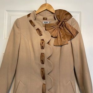 Moschino Jeans wool blend coat